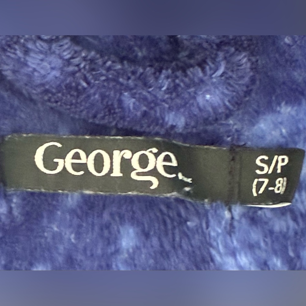 YOUTH ROBE BLUE OUTER SPACE GEORGE KIDS - Picture 8 of 8